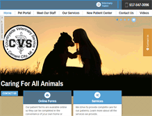 Tablet Screenshot of countrysideveterinary.com